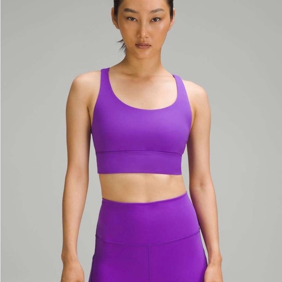 lululemon athletica Other - Lululemon Energy Longline Bra *Medium Support, B–D Cups - size 4 
Atomic Purple